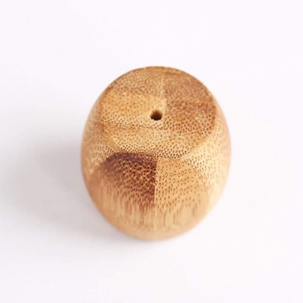 4 Pcs Natural Bamboo Toothbrush Holder Empty Single Toothbrush Stand for Bathroom Vanity Countertop - Image 2