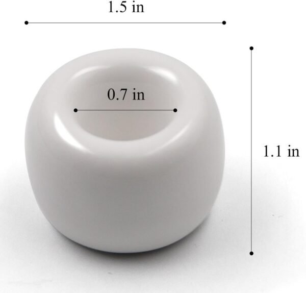 Handmade Couple Toothbrush Holder Stand for Bathroom Vanity Countertops, Pack of 2