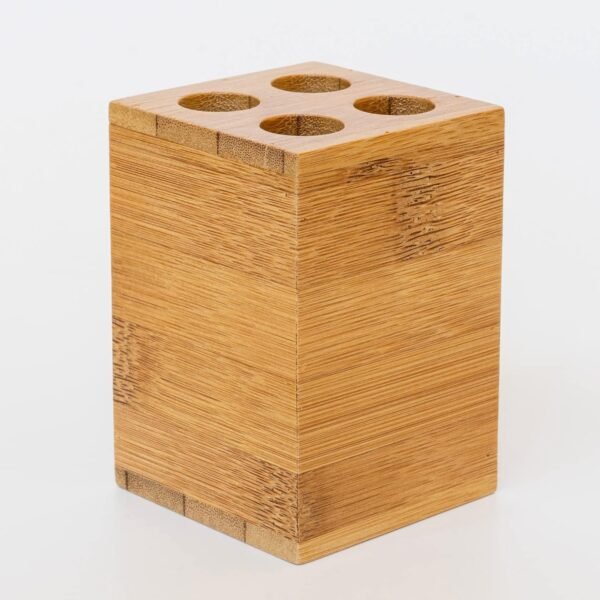 Bamboo Toothbrush Holder