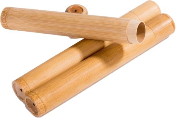 Bamboo Toothbrush Travel Case Pack of 6 Biodegradable and Eco Friendly