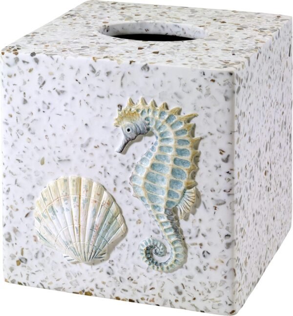 Toothbrush Holder, Resin Countertop Accessories, Sea Bathroom Decor ( ) - Image 2